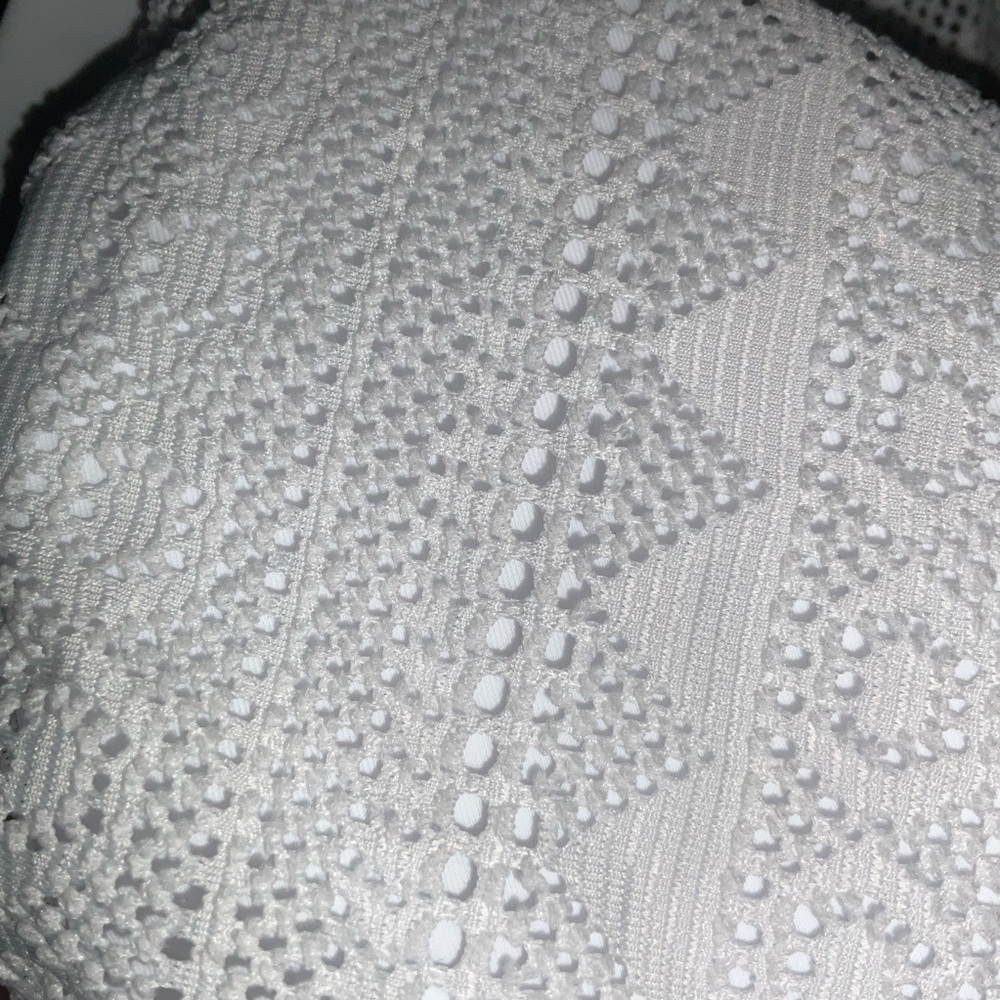 Cupshe White Lace Retro Swim Skirt, new, in original pouch, sold out style - Picture 12 of 14